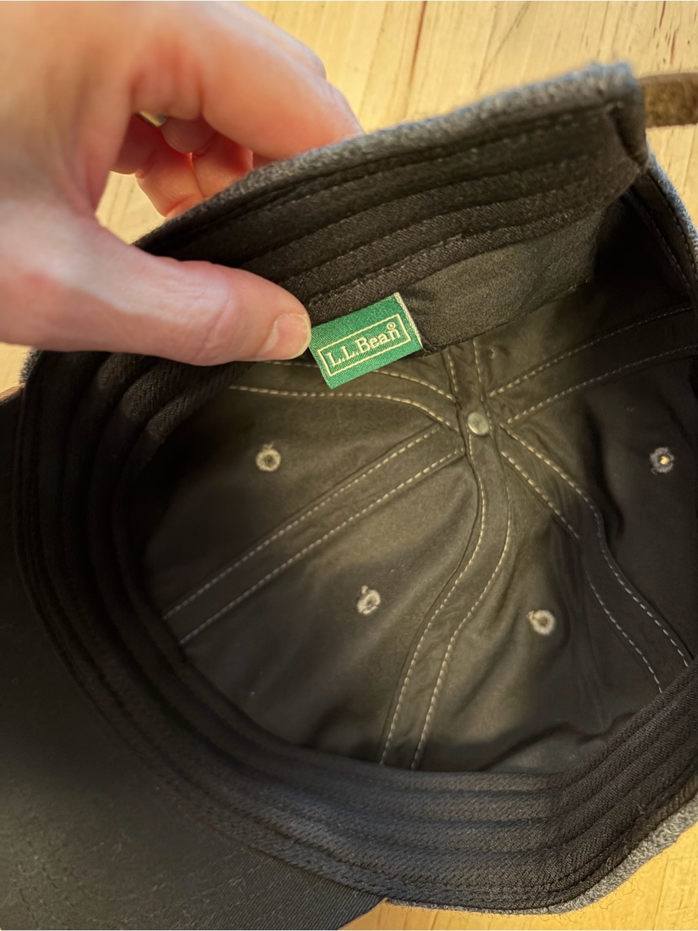 L.L.Bean Wool Felt Baseball Cap - Picture 3 of 3